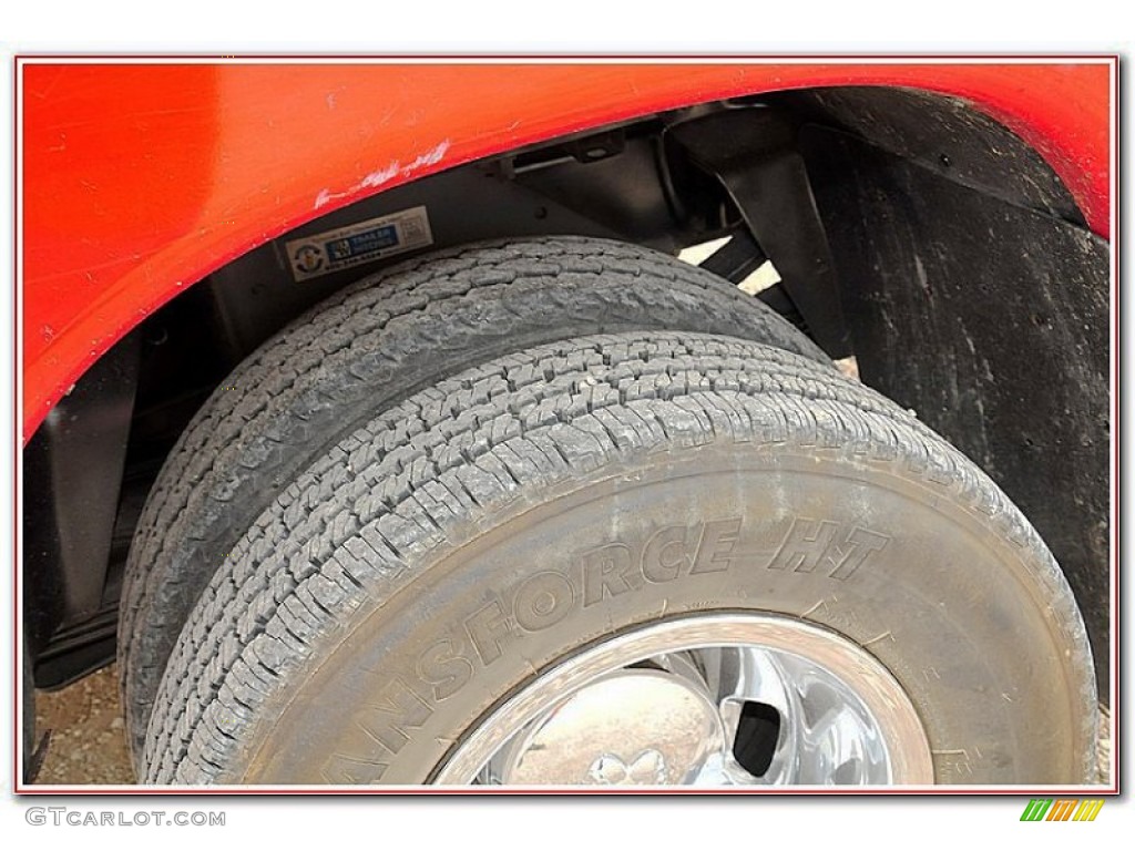 2007 Ram 3500 Laramie Quad Cab Dually - Flame Red / Medium Slate Gray photo #15