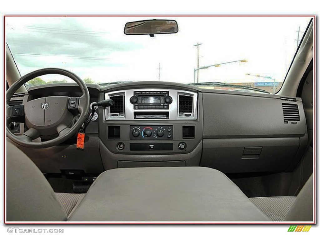 2007 Ram 3500 Laramie Quad Cab Dually - Flame Red / Medium Slate Gray photo #30