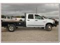 2007 Bright White Dodge Ram 3500 Laramie Quad Cab 4x4 Dually  photo #12