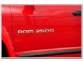 2004 Flame Red Dodge Ram 2500 SLT Quad Cab 4x4  photo #2
