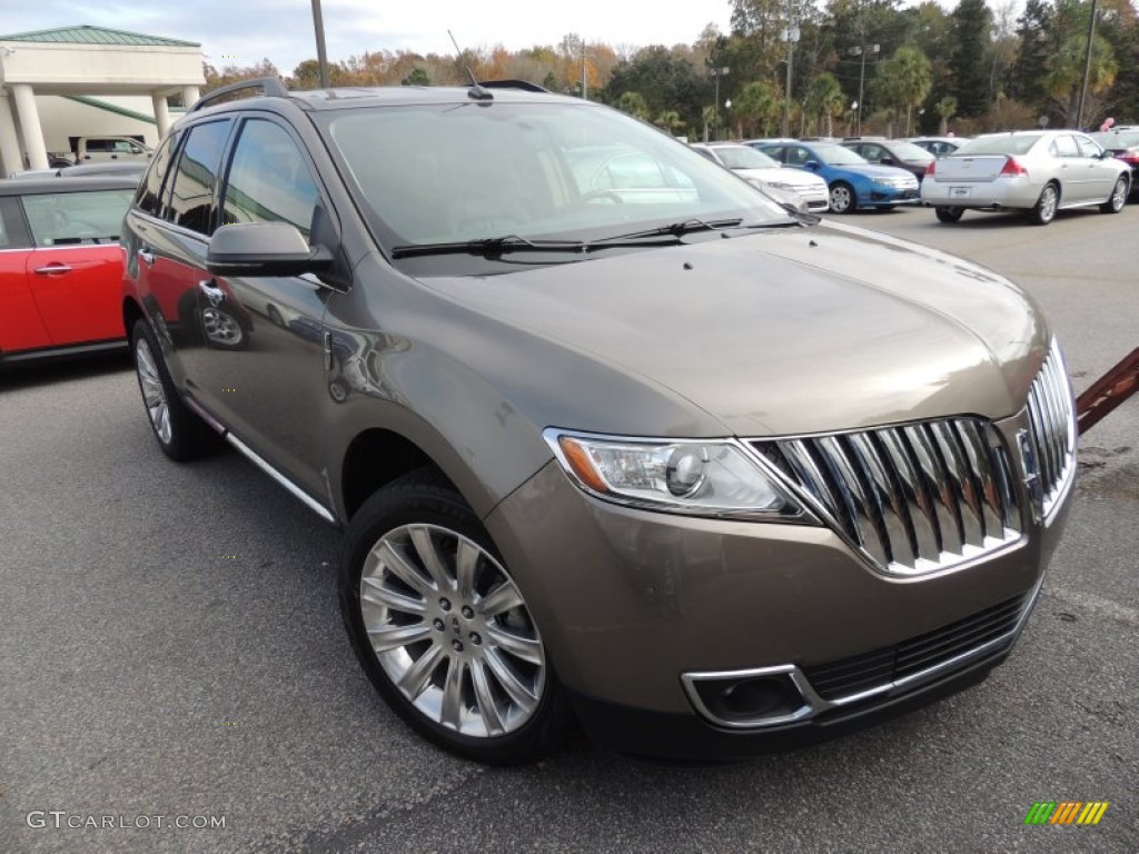 2012 MKX FWD - Mineral Gray Metallic / Charcoal Black photo #1