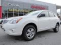 2013 Pearl White Nissan Rogue S  photo #1