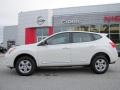 2013 Pearl White Nissan Rogue S  photo #2