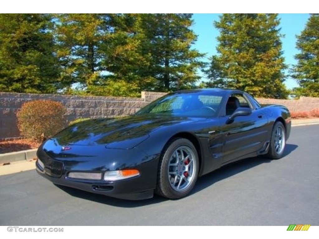 2001 Corvette Z06 - Black / Black photo #1