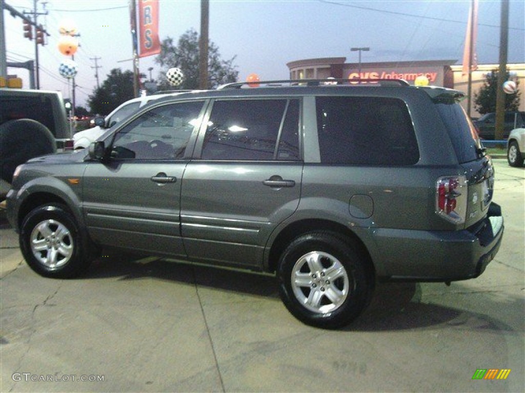 2008 Pilot Value Package - Steel Blue Metallic / Gray photo #2