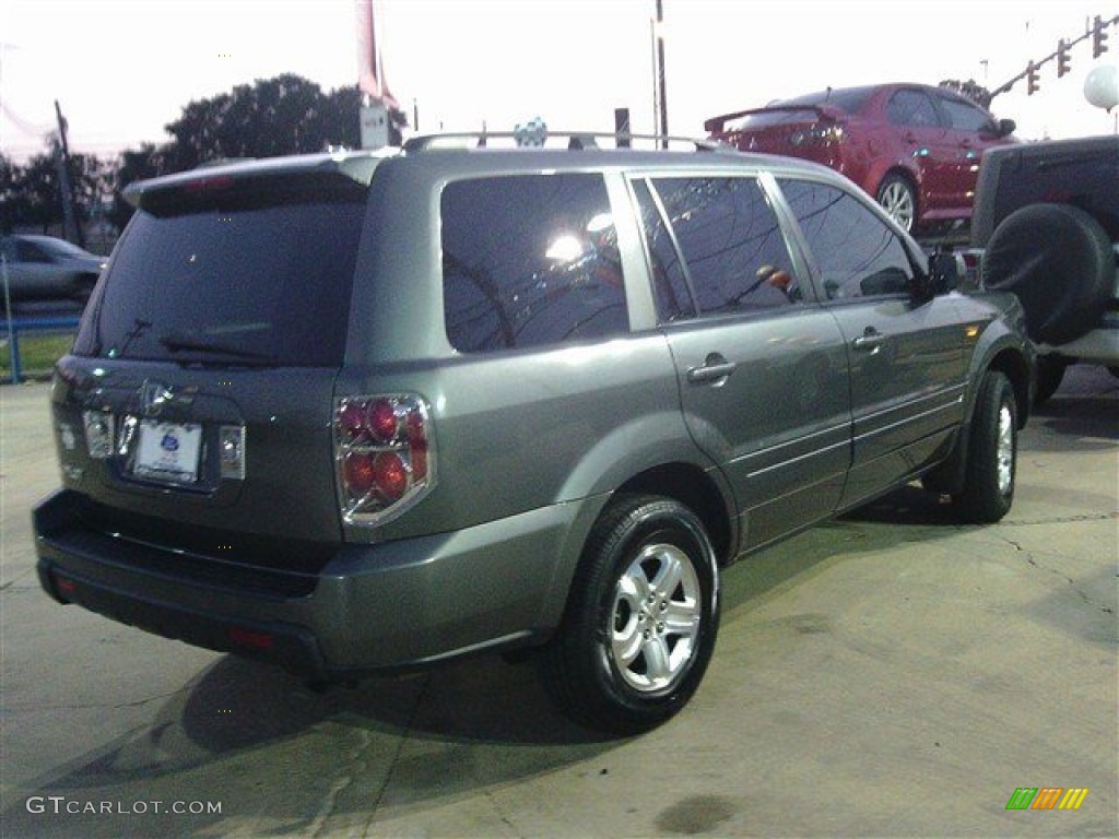 2008 Pilot Value Package - Steel Blue Metallic / Gray photo #5