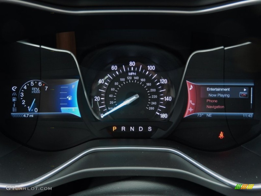 2014 Fusion SE EcoBoost - Sterling Gray / Charcoal Black photo #9