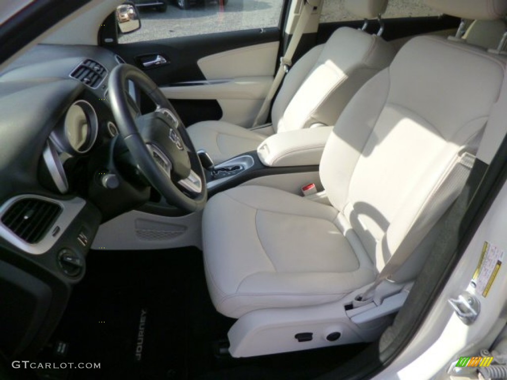 2012 Journey Crew AWD - Ivory White Tri-Coat / Black/Light Frost Beige photo #11