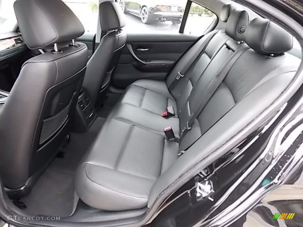 Black Interior 2007 BMW 3 Series 328i Sedan Photo #88193937