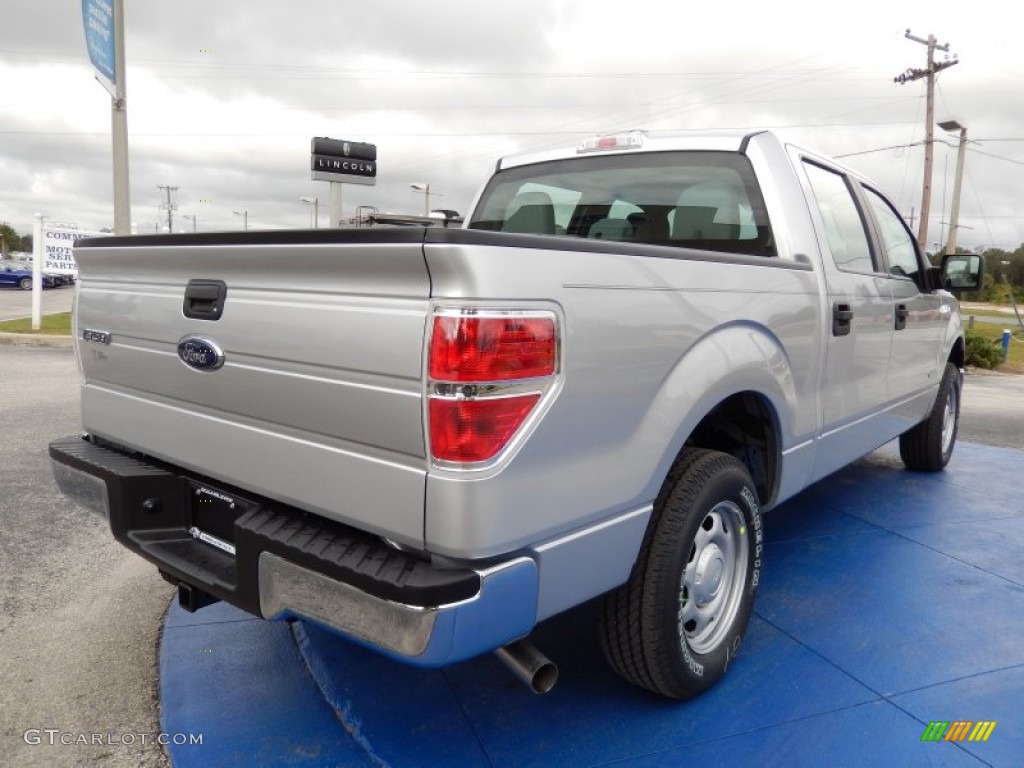 2014 F150 XL SuperCrew - Ingot Silver / Steel Grey photo #3