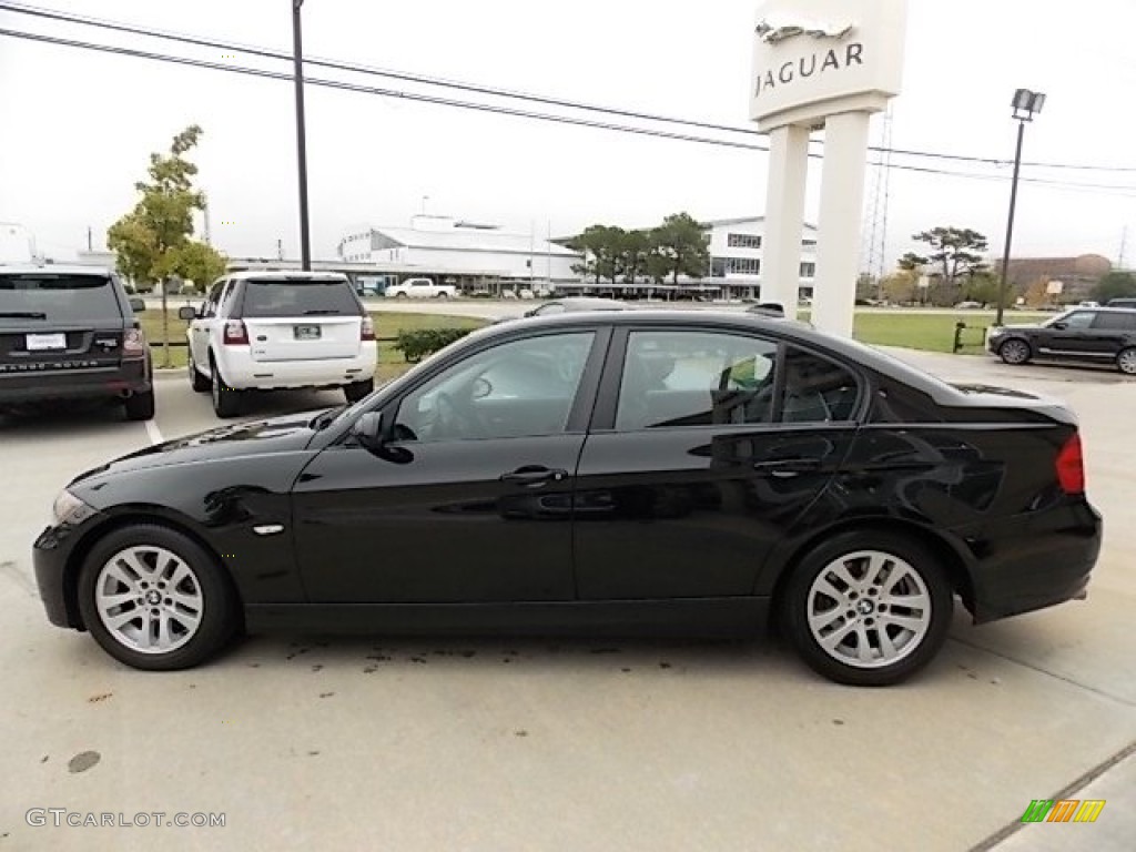 Jet Black 2007 BMW 3 Series 328i Sedan Exterior Photo #88194057