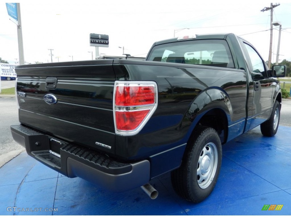 2014 F150 XL Regular Cab - Green Gem / Steel Grey photo #3