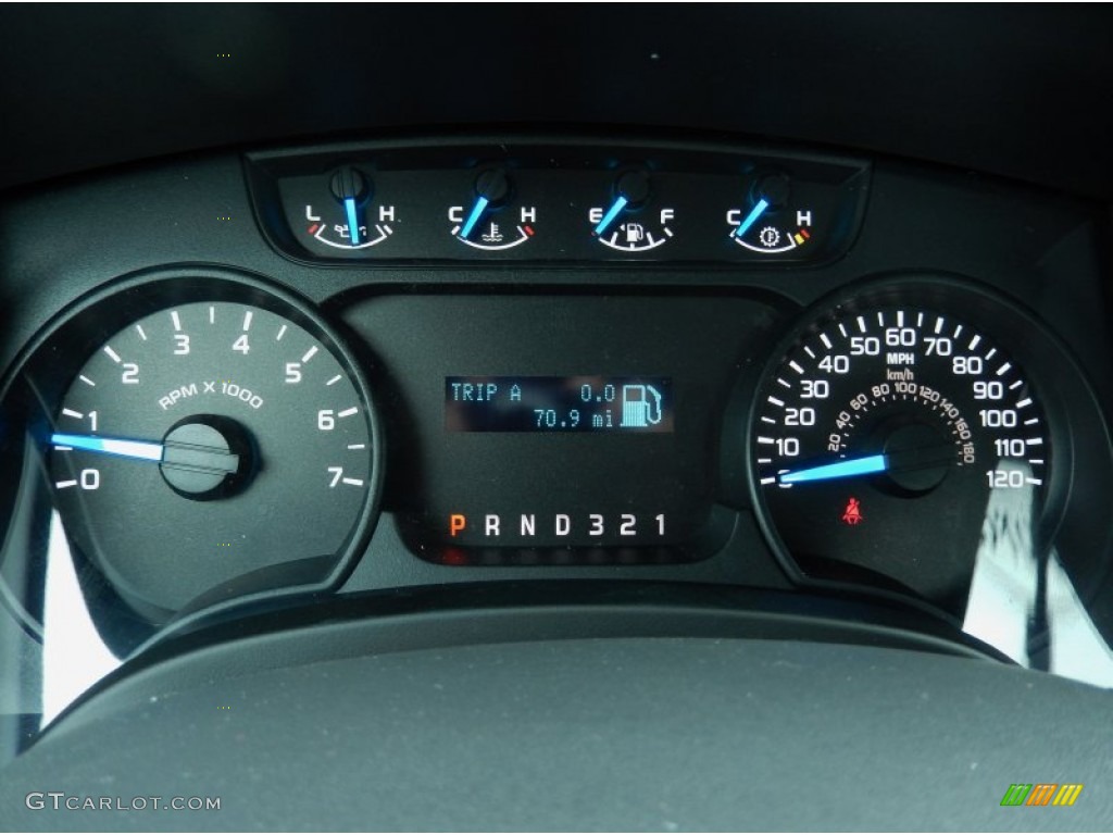 2014 Ford F150 XL Regular Cab Gauges Photo #88195092