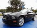 Black - Mustang V6 Premium Convertible Photo No. 1