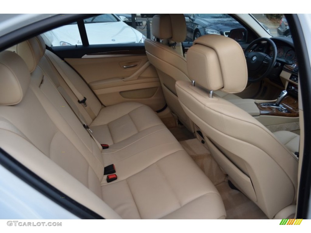 Venetian Beige Interior 2011 BMW 5 Series 535i xDrive Sedan Photo #88195227