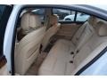 2011 BMW 5 Series Venetian Beige Interior Rear Seat Photo