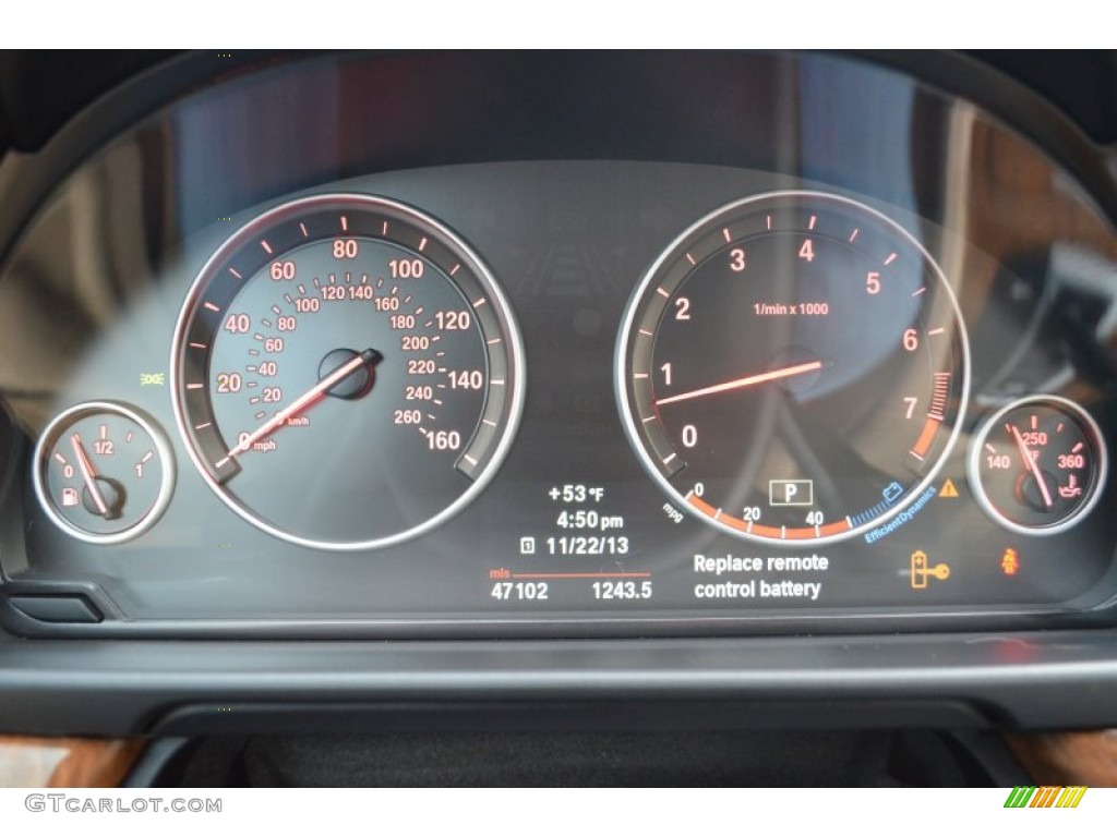 2011 BMW 5 Series 535i xDrive Sedan Gauges Photo #88195296