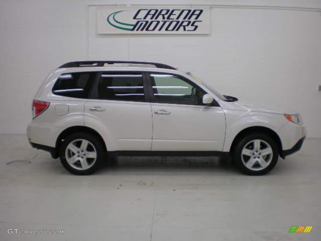 2010 Forester 2.5 X Limited - Satin White Pearl / Platinum photo #8