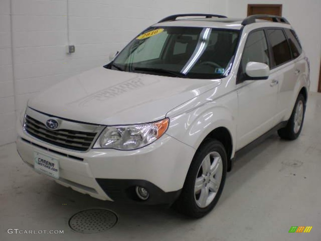 2010 Forester 2.5 X Limited - Satin White Pearl / Platinum photo #16