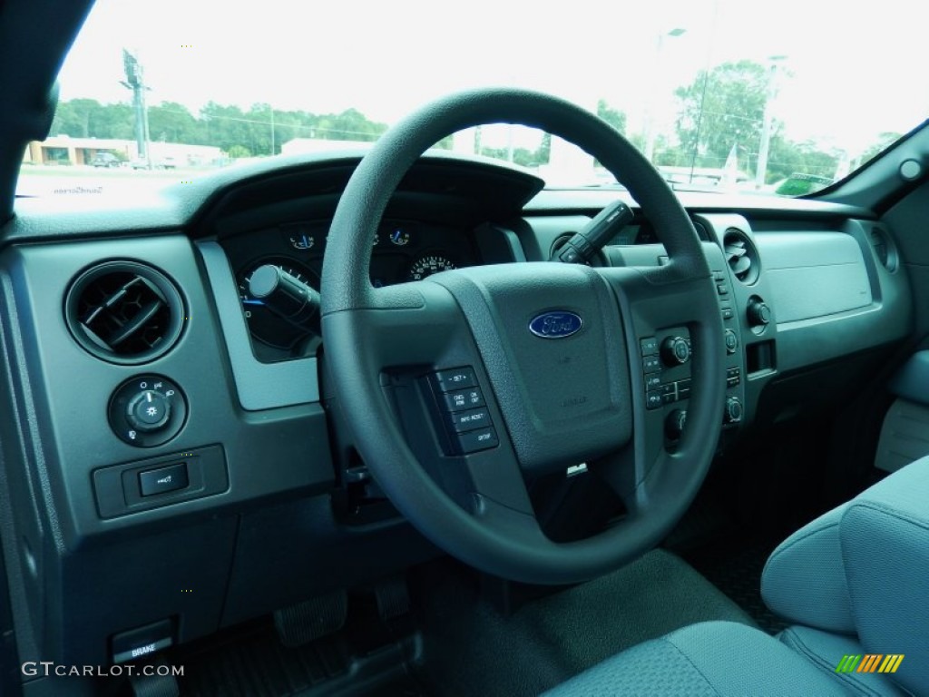 2014 Ford F150 STX Regular Cab Steel Grey Dashboard Photo #88195659