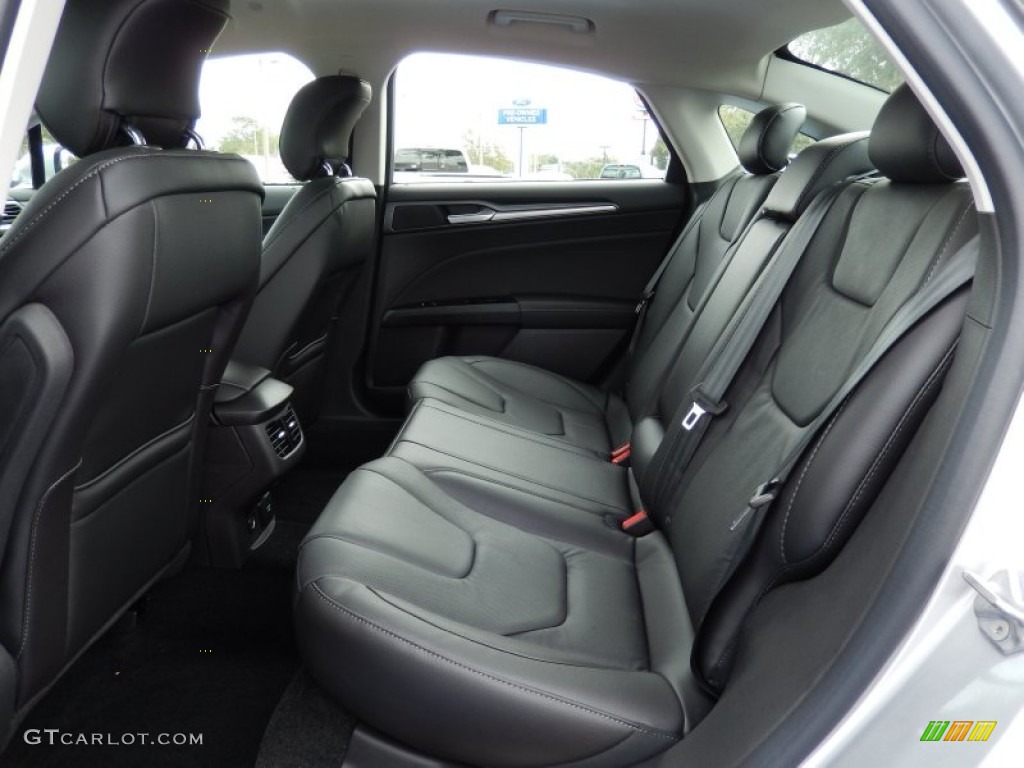 2014 Ford Fusion Energi Titanium Rear Seat Photo #88196247