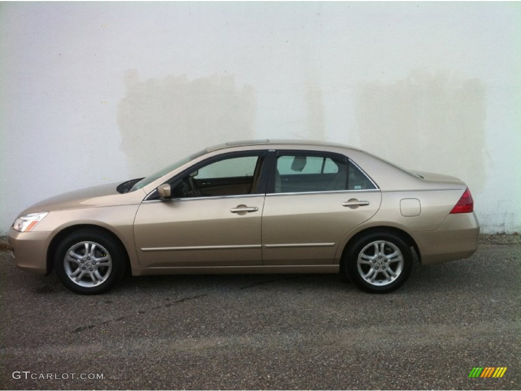 2006 Accord EX Sedan - Desert Mist Metallic / Ivory photo #4