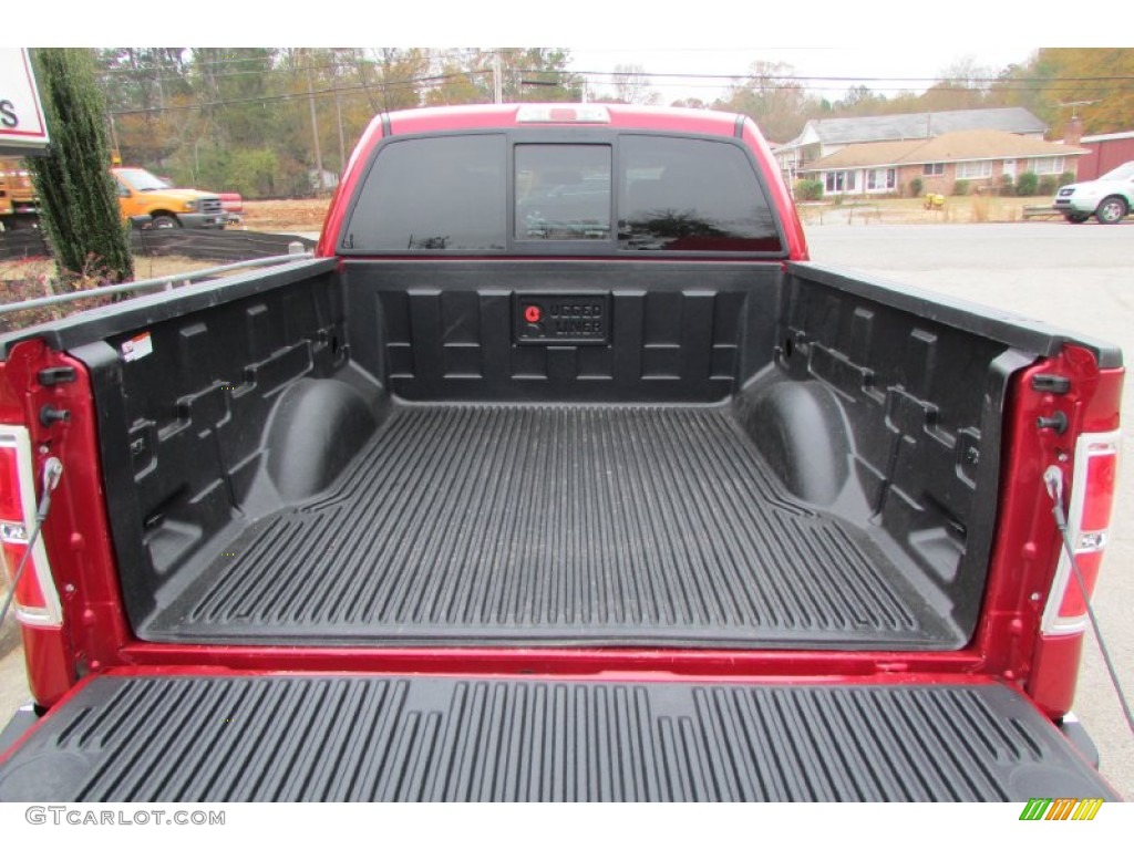 2010 F150 Lariat SuperCrew - Royal Red Metallic / Black photo #66