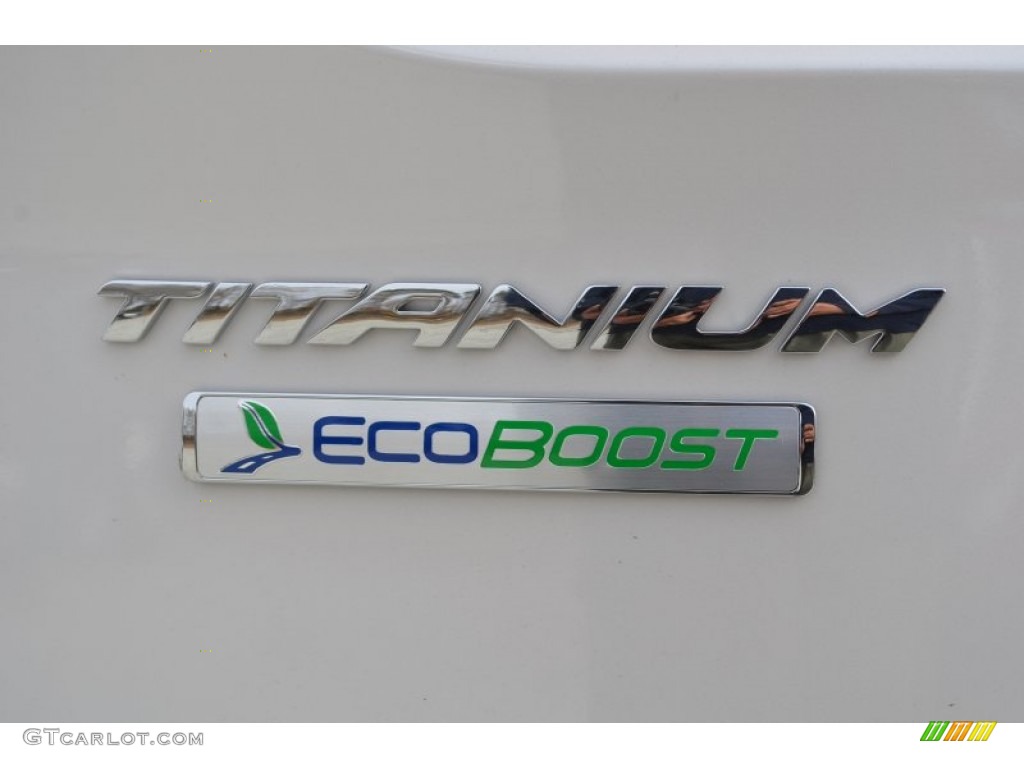 2014 Escape Titanium 1.6L EcoBoost - White Platinum / Medium Light Stone photo #11