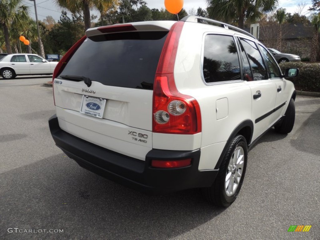 2003 XC90 T6 AWD - White / Taupe/Light Taupe photo #14