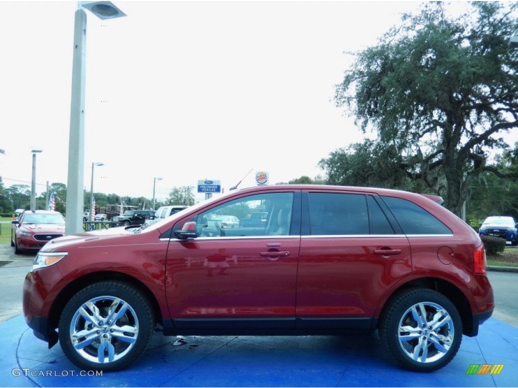 Ruby Red 2013 Ford Edge Limited Exterior Photo #88197366