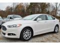 2014 White Platinum Ford Fusion SE EcoBoost  photo #3