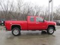 2011 Victory Red Chevrolet Silverado 2500HD LT Extended Cab 4x4  photo #7
