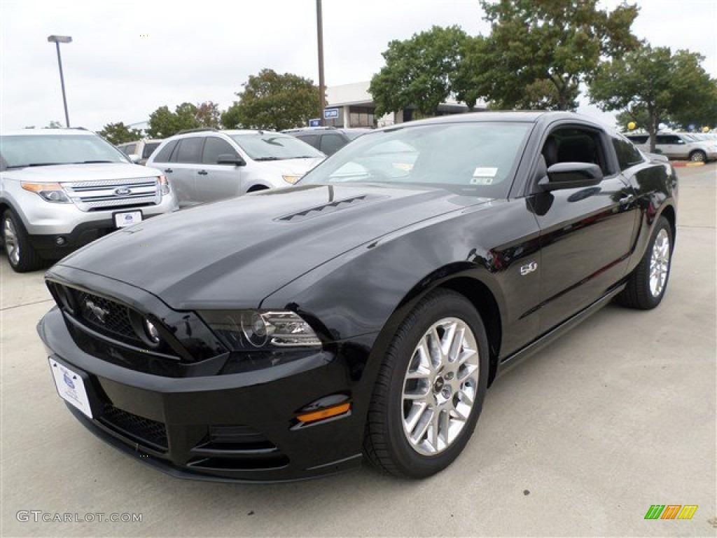 2014 Mustang GT Premium Coupe - Black / Charcoal Black/Cashmere Accent photo #1