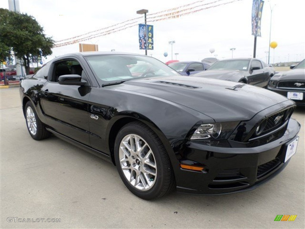 2014 Mustang GT Premium Coupe - Black / Charcoal Black/Cashmere Accent photo #7