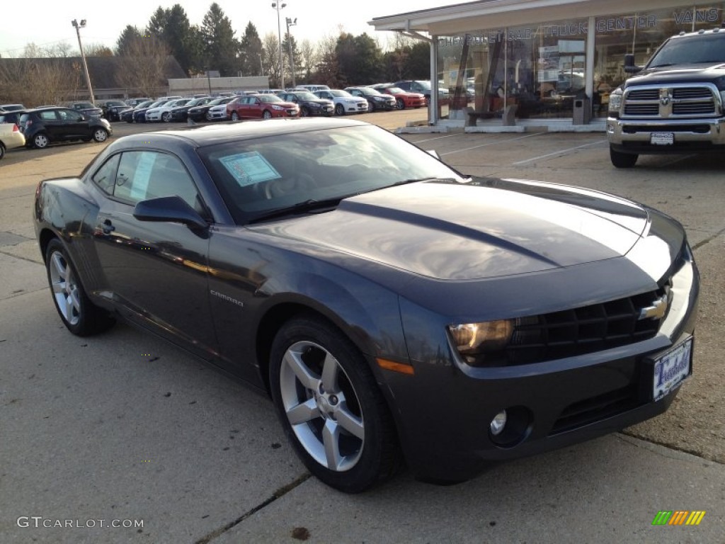 2010 Camaro LT Coupe - Cyber Gray Metallic / Black photo #5