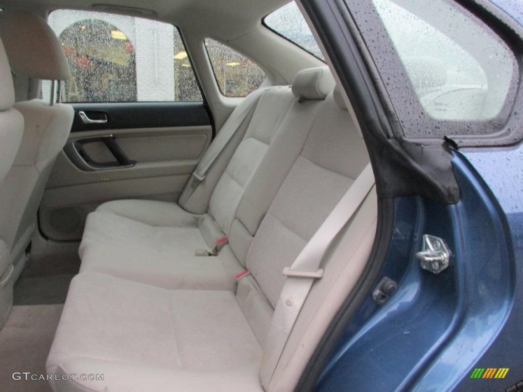 2008 Legacy 2.5i Sedan - Newport Blue Pearl / Off Black photo #14