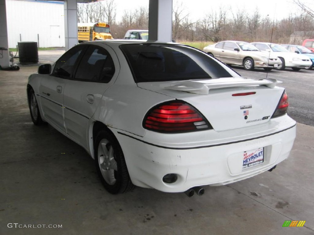 1999 Grand Am GT Sedan - Arctic White / Camel photo #3