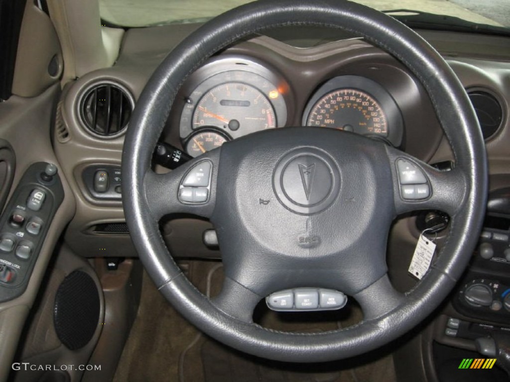 1999 Pontiac Grand Am GT Sedan Camel Steering Wheel Photo #88199931