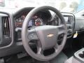 Jet Black/Dark Ash 2014 Chevrolet Silverado 1500 WT Double Cab Steering Wheel