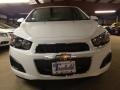 2014 Summit White Chevrolet Sonic LT Hatchback  photo #2