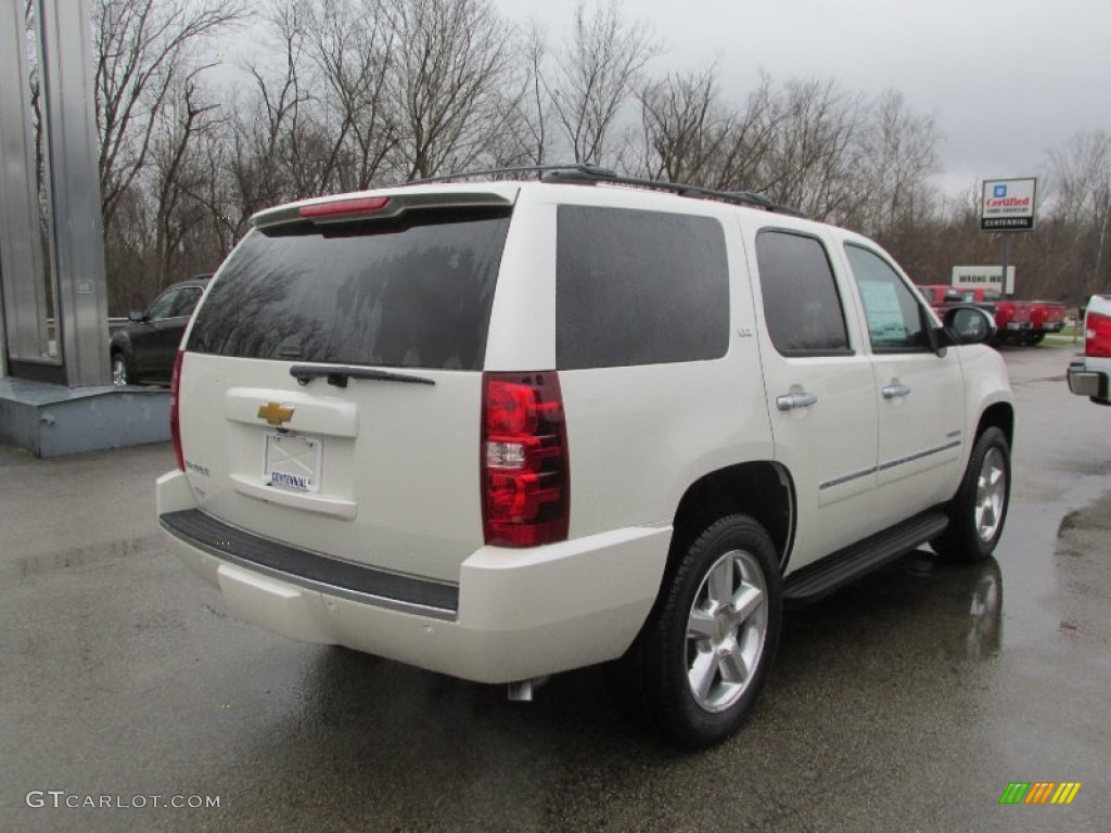 2014 Tahoe LTZ 4x4 - White Diamond Tricoat / Ebony photo #6