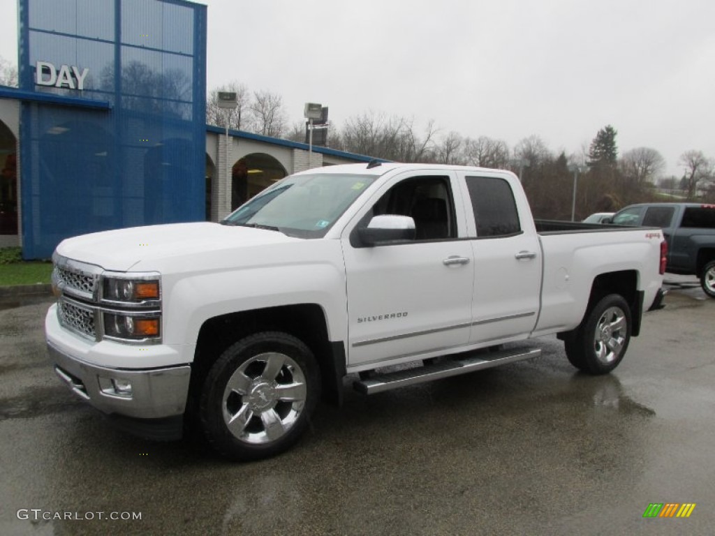 2014 Silverado 1500 LTZ Double Cab 4x4 - Summit White / Jet Black photo #1