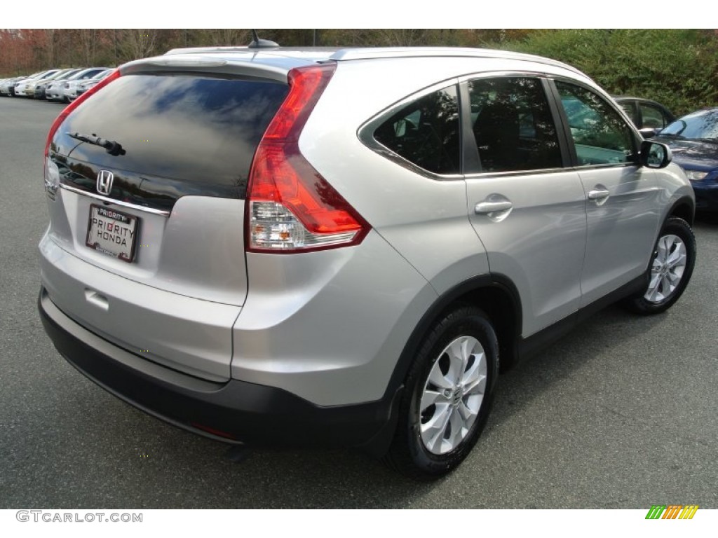 2012 CR-V EX-L - Alabaster Silver Metallic / Black photo #4