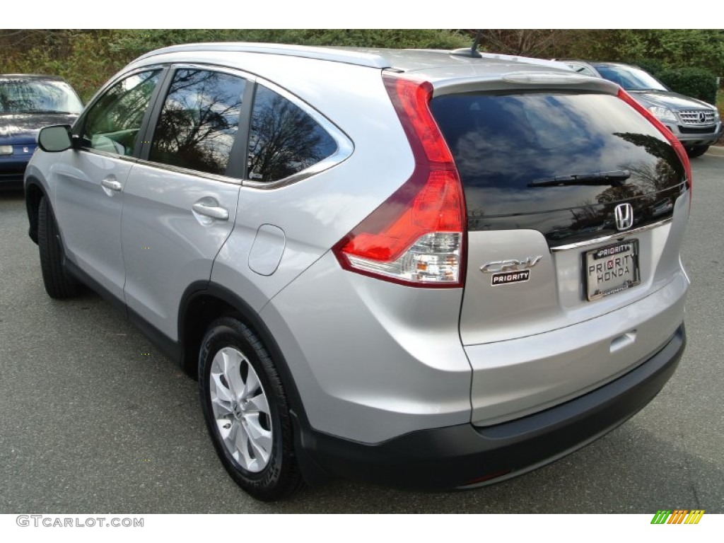 2012 CR-V EX-L - Alabaster Silver Metallic / Black photo #5