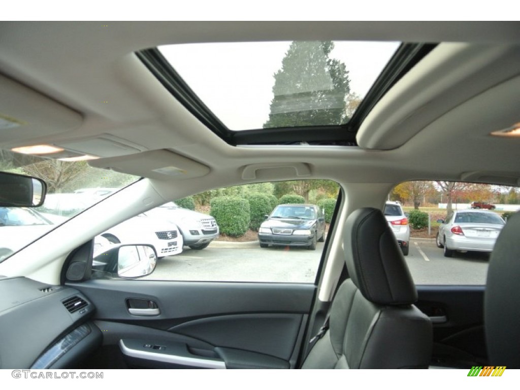 2012 CR-V EX-L - Alabaster Silver Metallic / Black photo #12