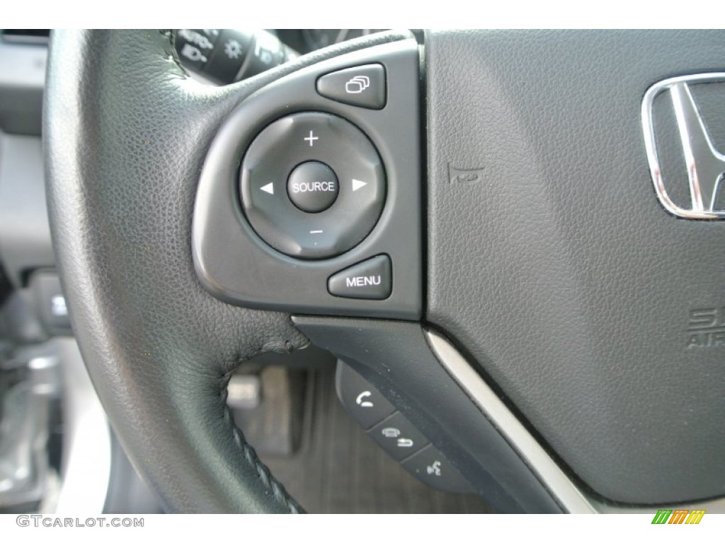 2012 CR-V EX-L - Alabaster Silver Metallic / Black photo #18