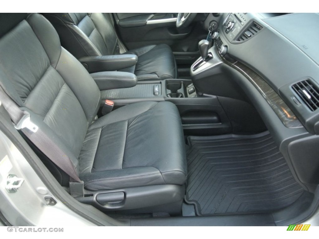2012 CR-V EX-L - Alabaster Silver Metallic / Black photo #23