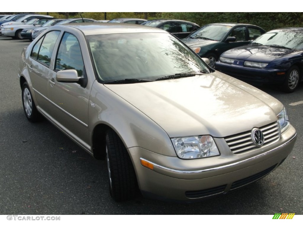 2005 Jetta GL Sedan - Wheat Beige Metallic / Pure Beige photo #2