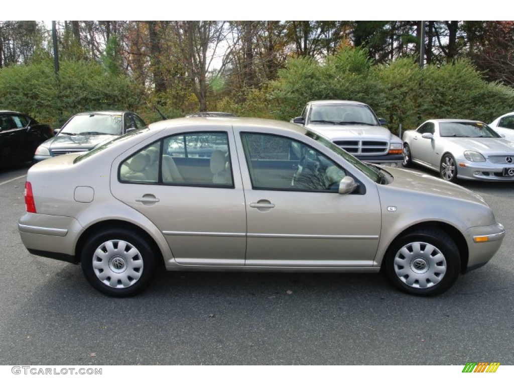 2005 Jetta GL Sedan - Wheat Beige Metallic / Pure Beige photo #3