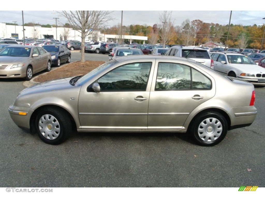 2005 Jetta GL Sedan - Wheat Beige Metallic / Pure Beige photo #6